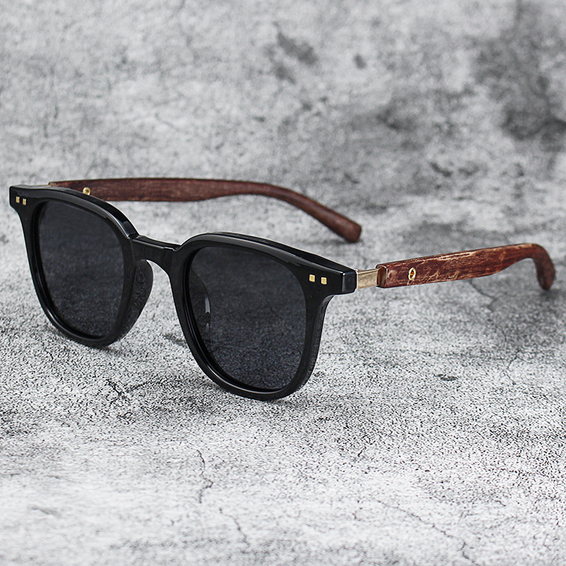 Men'S Accessories Glasses - نظارات شمسية عصرية للرجال بإطار خشبي