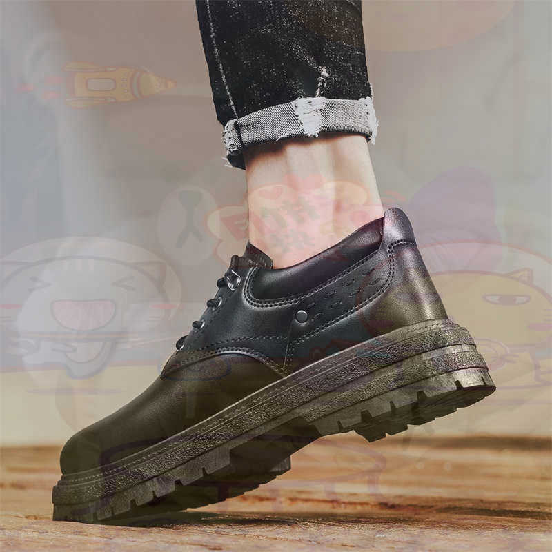 Men Accessories Ideas - أحذية رياضية رجالية من الجلد الطبيعي