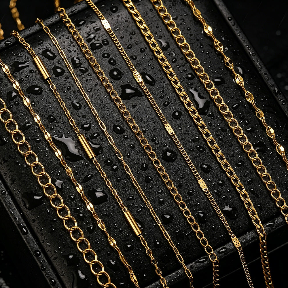Men Accessories Style - سلاسل طويلة من الفولاذ المقاوم للصدأ