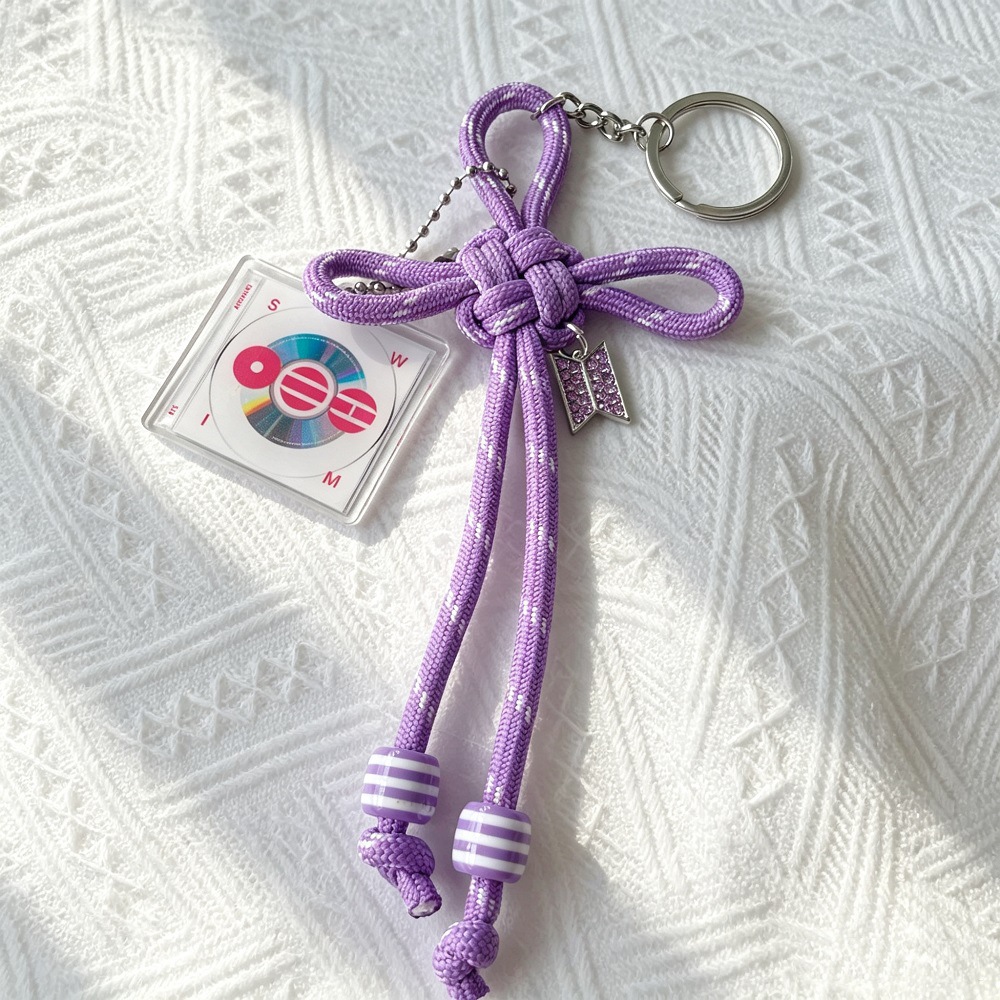 سلسلة مفاتيح مجدولة يدويًا بتص - مراجعة Men Keychain Accessories وسعره