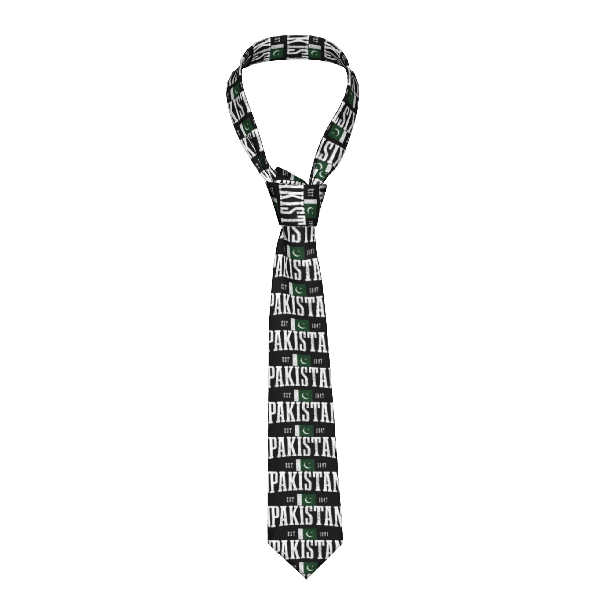 ربطة عنق رجالية بتصميم علم باك - مراجعة Men Accessories In Pakistan وسعره