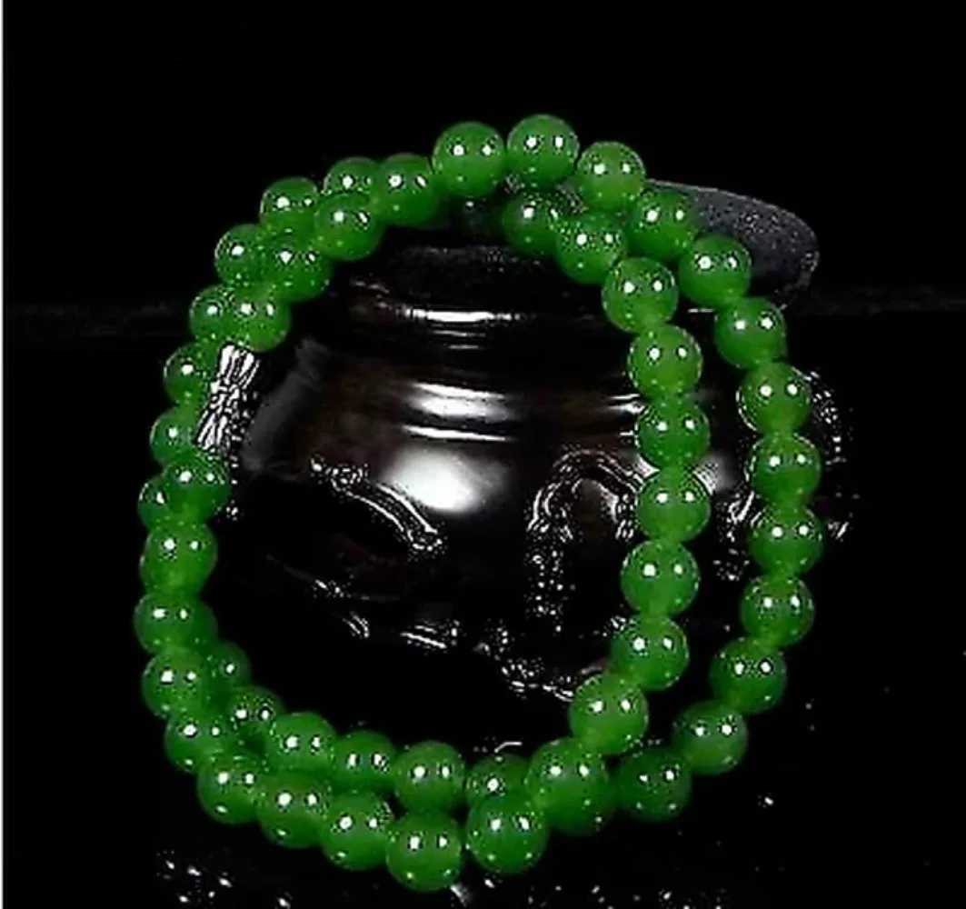 حقيقية الطبيعية الخضراء الخرز  - مراجعة Men Accessories Jewelry وسعره