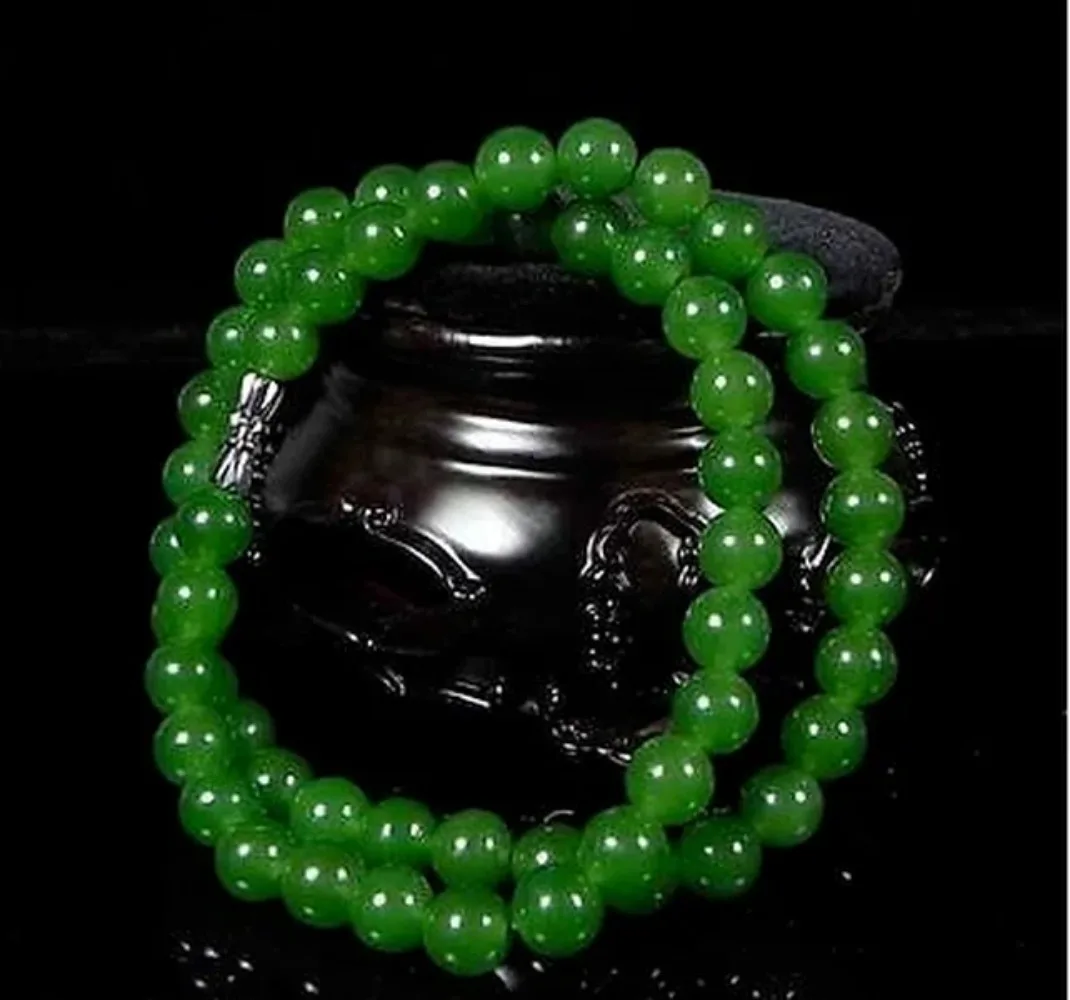 حقيقية الطبيعية الخضراء الخرز  - مراجعة Men Accessories Jewelry وسعره