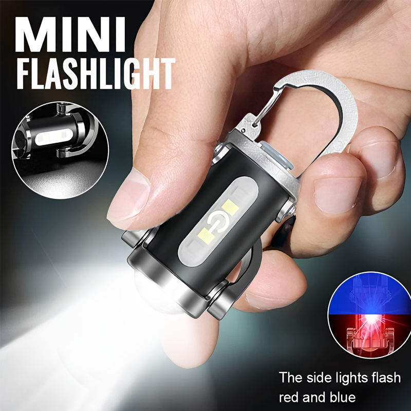 مصباح يدوي صغير بسلسلة مفاتيح  - مراجعة Men Keychain Accessories وسعره