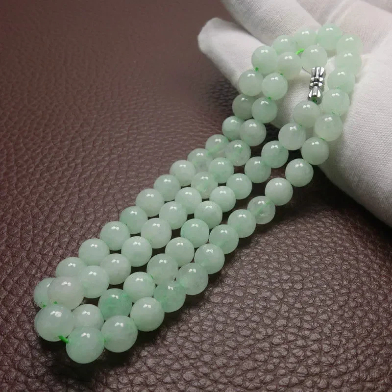 قلادة من خرز اليشم الأخضر بحجم - مراجعة Men Accessories Jewelry وسعره