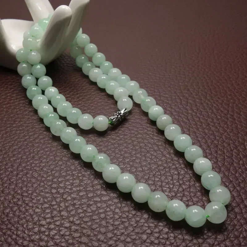قلادة من خرز اليشم الأخضر بحجم - مراجعة Men Accessories Jewelry وسعره