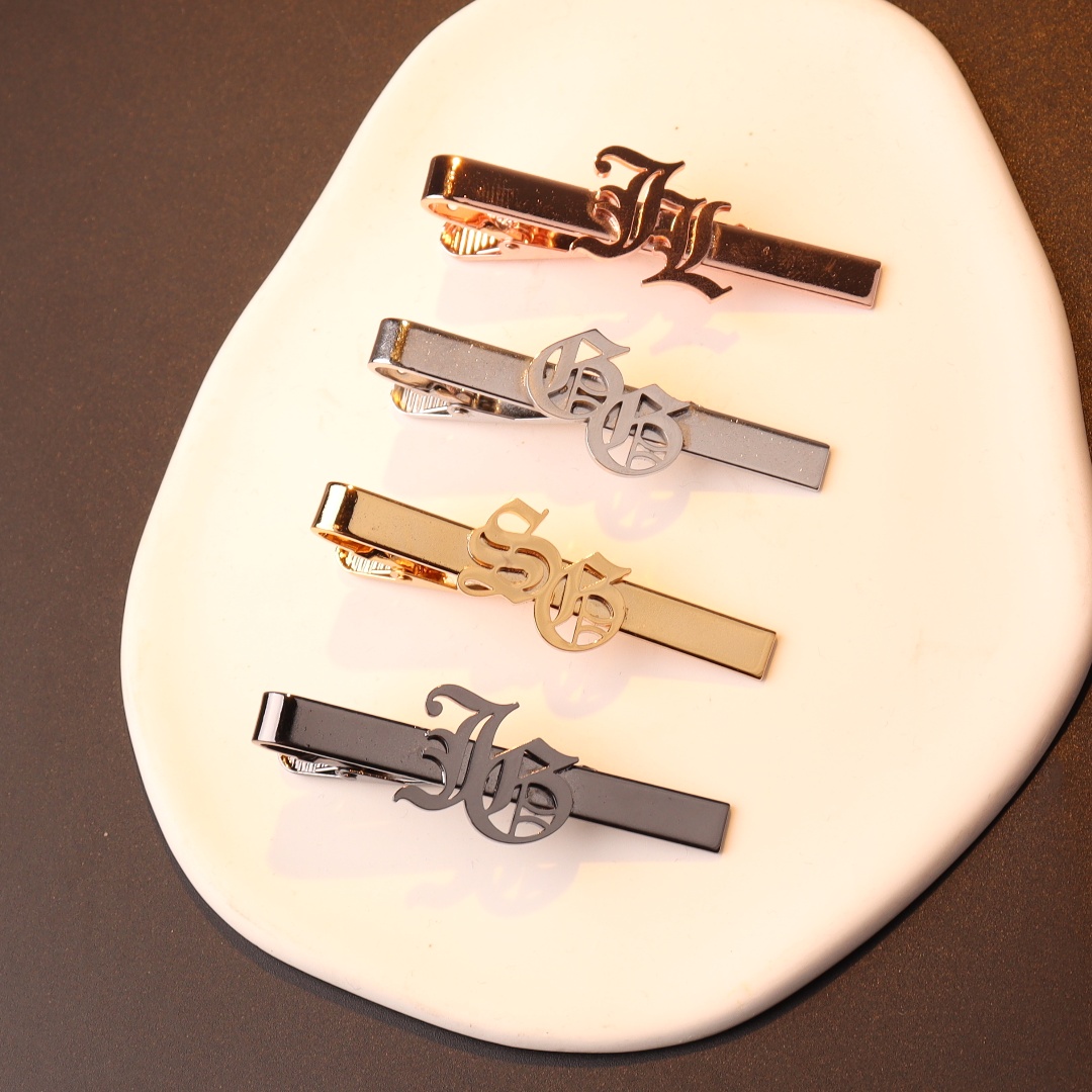 اسم مخصص الأحرف الأولى التعادل - مراجعة Men Accessories Wedding وسعره