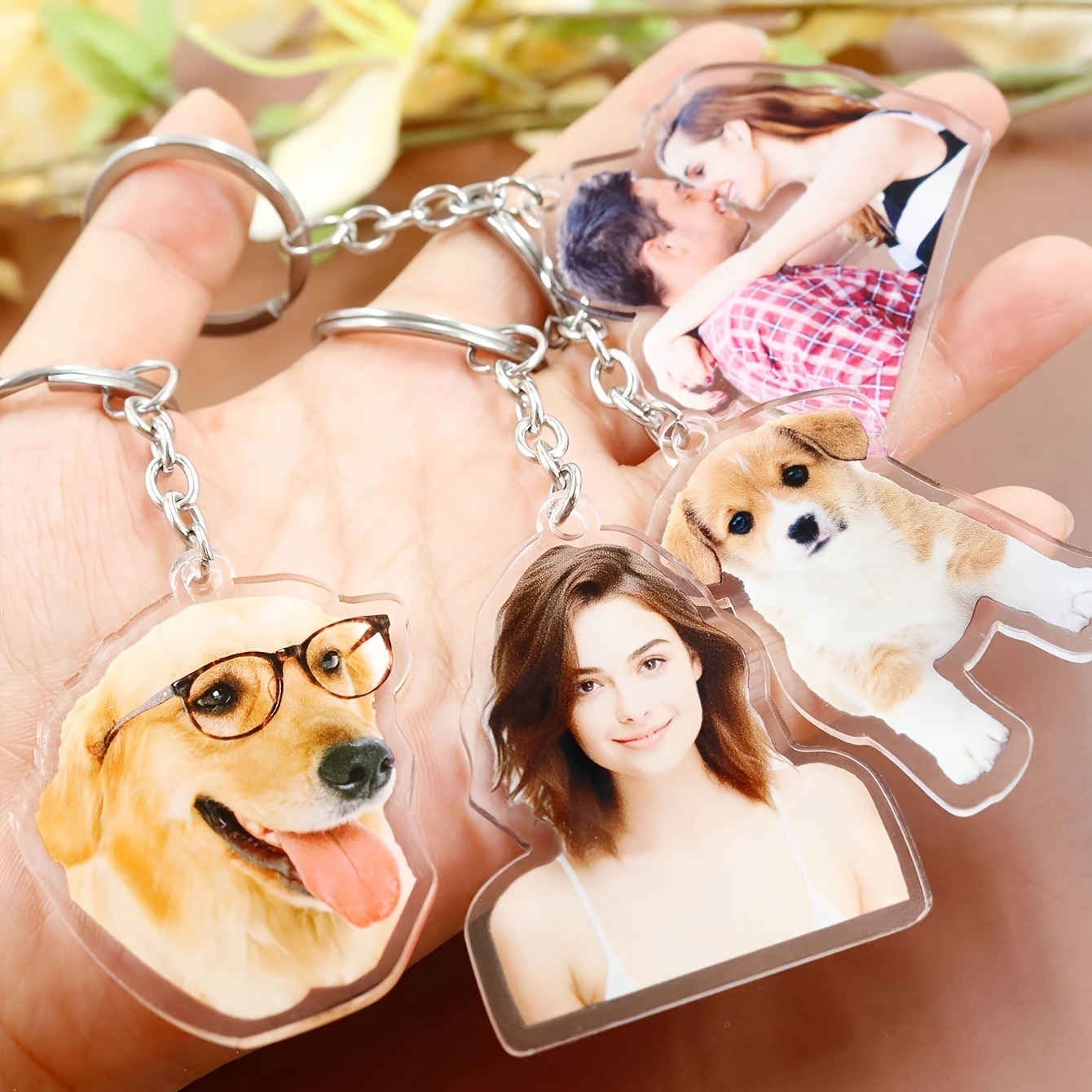 سلسلة مفاتيح أكريليك مخصصة بصو - مراجعة Men Keychain Accessories وسعره