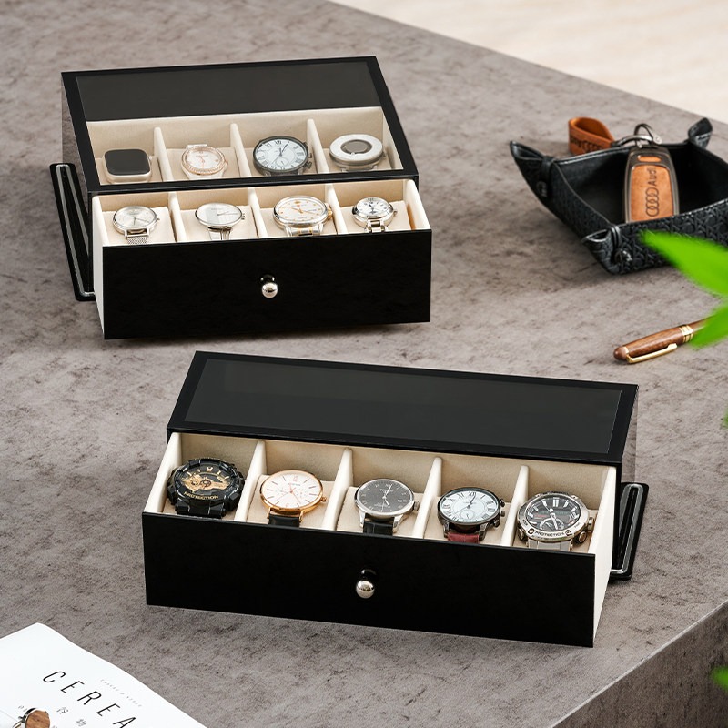 صناديق ساعات بلاستيكية فاخرة ب - مراجعة Men Accessories Drawer وسعره