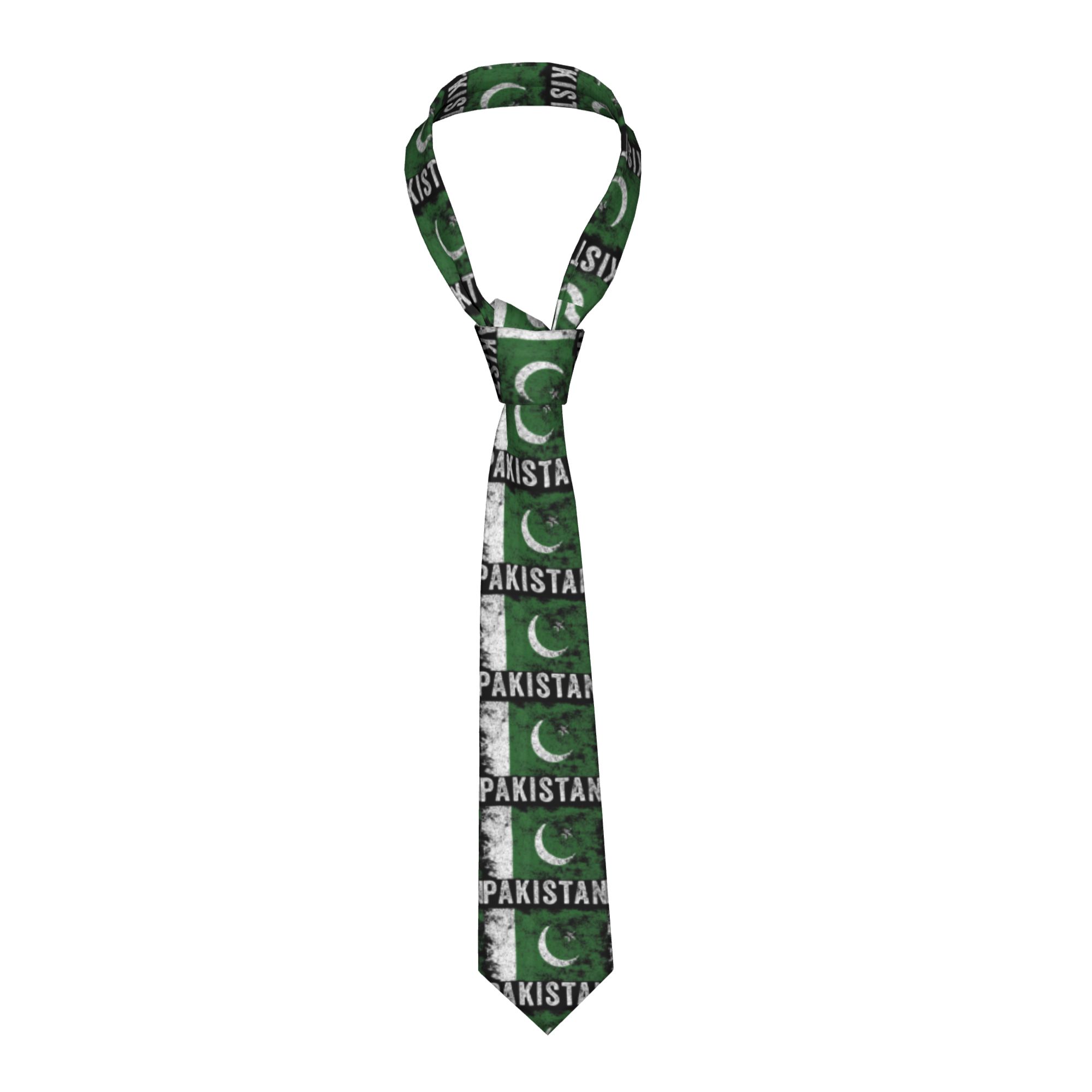 ربطة عنق بتصميم علم باكستان ال - مراجعة Men Accessories In Pakistan وسعره