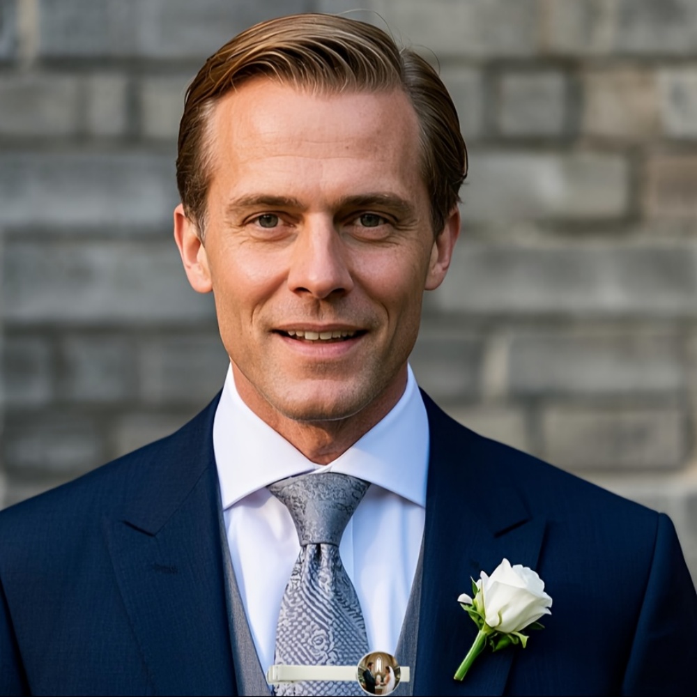 مشبك ربطة عنق مخصص منقوش بالصو - مراجعة Men Accessories Wedding وسعره